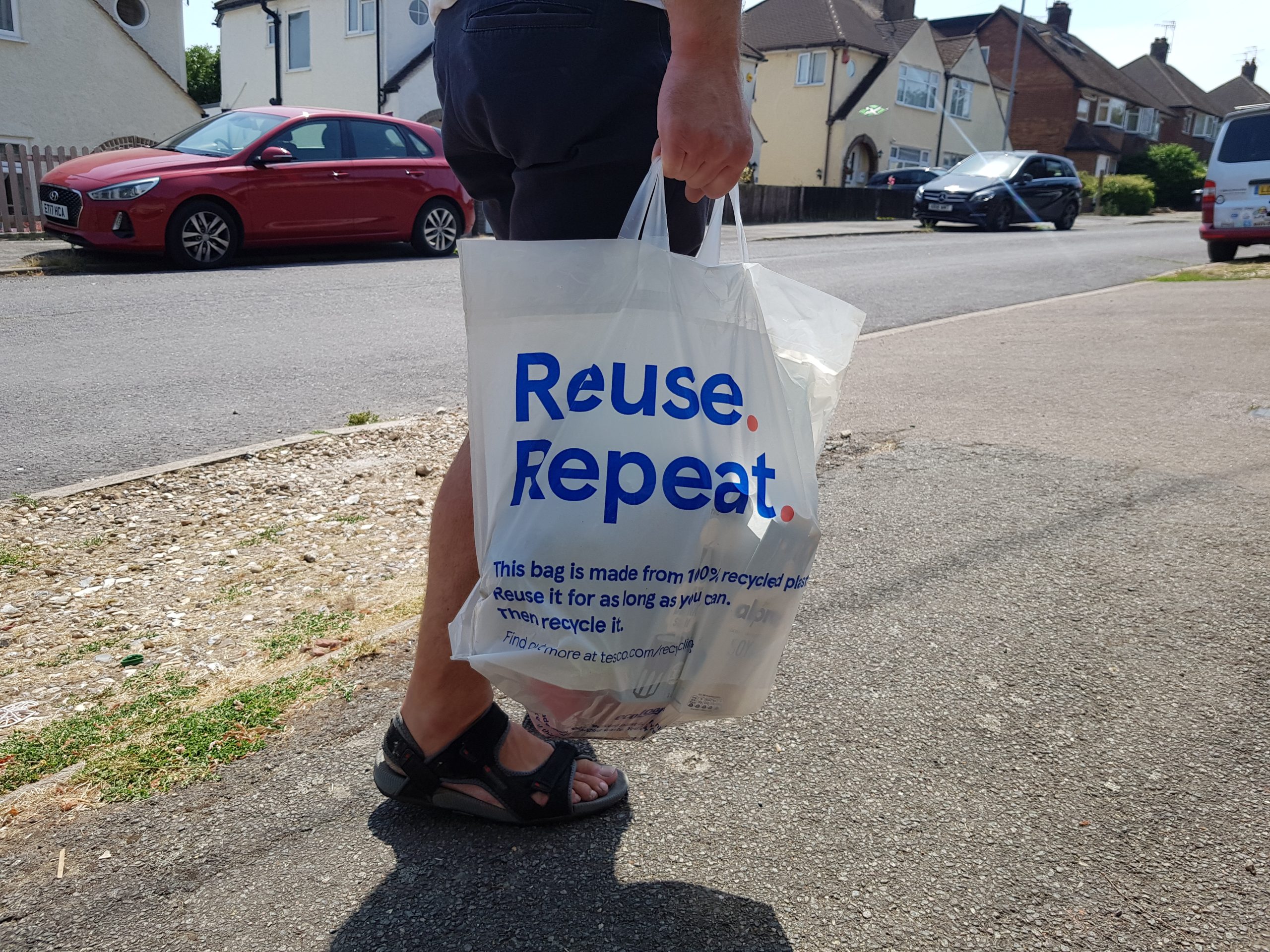 Tesco to sell carrier bags made from plastic waste