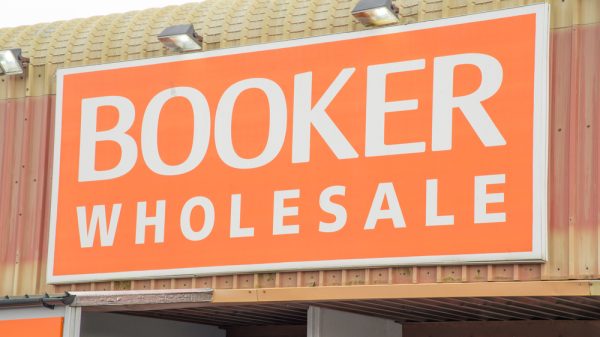 Tesco wholesaler Booker sign