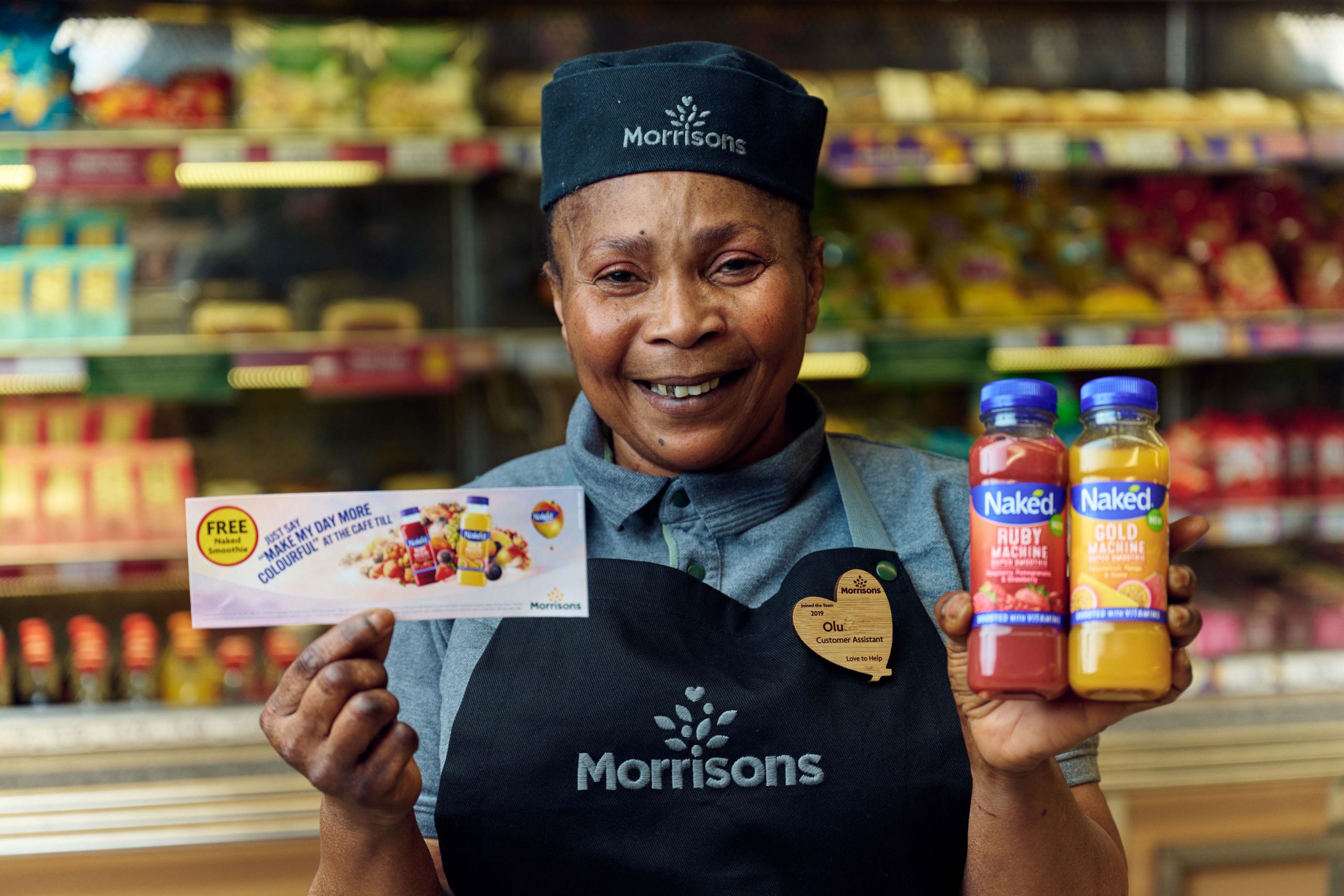 Morrisons partners with Naked Smoothies to give away free drinks - Grocery  Gazette - Latest Grocery Industry News