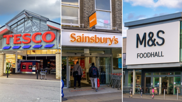 Tesco, Sainsbury's and Marks and Spencer's are some of the UK high street shops under fire from shareholders over failing to pay all their staff a real living wage. 