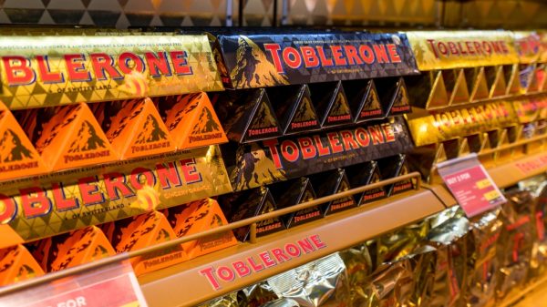 Mondelez brand Toblerone bars